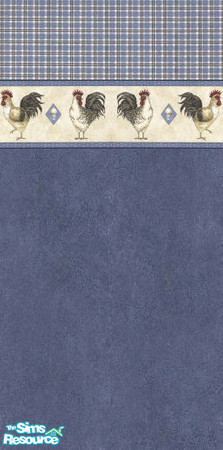 Sims 2 — Farmer Roosters Walls by STP Carly — Walls for the farmer in you.