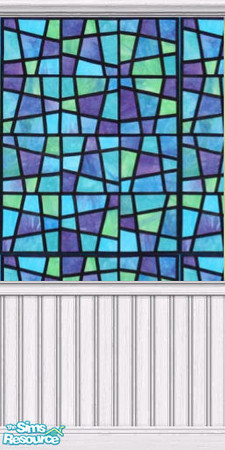 Sims 2 — Cool Mosaic Wall by auracyan — * TSRAA Wall * Sure it looks like handpainted Italian tile, but it's actually