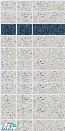 Sims 2 — Granite Set - Cream with Blue by maylynn55 — This a beautiful set of granite tiled walls; they look wonderful in