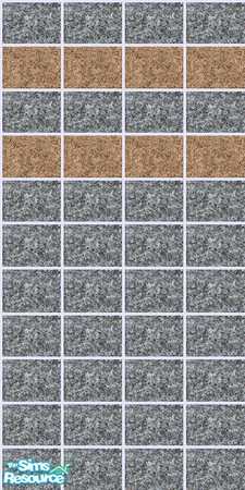 Sims 2 — Granite Set - Gray with Tan_2 by maylynn55 — This a beautiful set of granite tiled walls; they look wonderful in