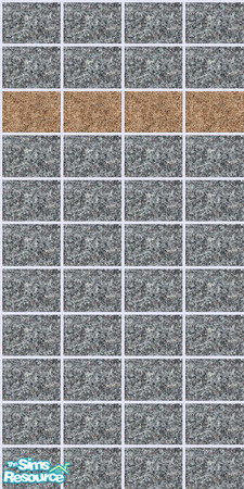 Sims 2 — Granite Set - Gray with Tan by maylynn55 — This a beautiful set of granite tiled walls; they look wonderful in