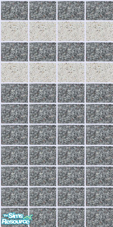 Sims 2 — Granite Set - Gray with Cream_2 by maylynn55 — This a beautiful set of granite tiled walls; they look wonderful