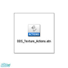 Sims 2 — DDS Texture Actions for Photoshop by Murano — DDS Texture Actions for Photoshop CS2 and above. Installation: