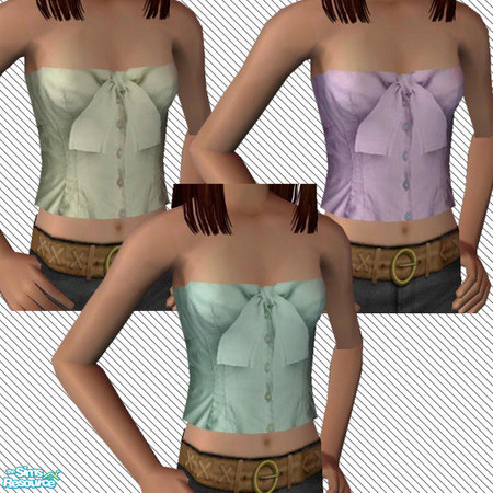 Sims 2 — Tie Top Set by alc99999 — Tie top set.
