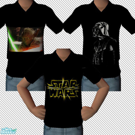 Sims 2 — Satr Wars Shirt Set by alc99999 — Boys Star Wars shirt set.
