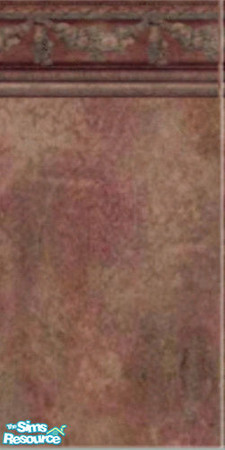 Sims 2 — Painted Elegance by kollens — A sponge paint burgandy's and greens with a vining border.