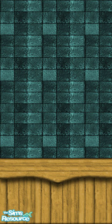 Sims 2 — Shop Setz in Tealz - Wall by iwubu — The Shop Setz - Find yourself building perfectly matched shops complete