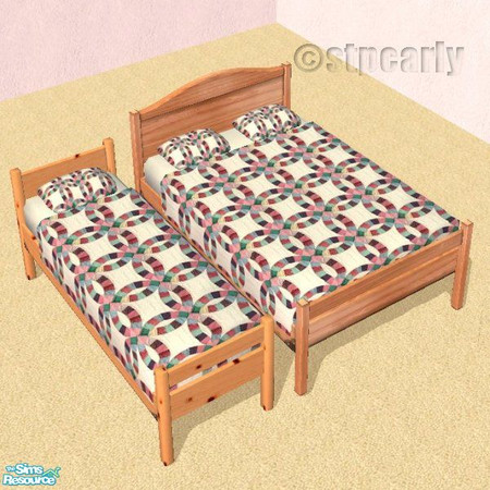 Sims 2 — Wedding Ring Quilts by STP Carly — Qulits for every farmer in the family and for those that enjoy the country