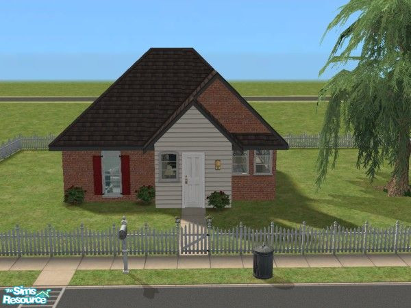 Sims 2 — 1 South Circle by bcfox40 — Starter home (Under 20k) - This 1 bedroom 1 bathroom home features an open floor