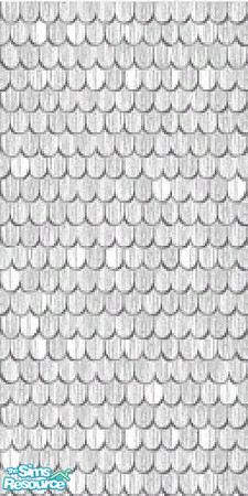 Sims 2 — White Fishscale Shingles by c_literati — TSRAA