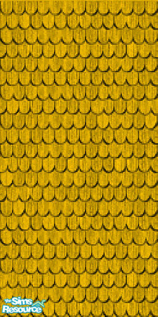 Sims 2 — Gold Fishscale Shingles by c_literati — TSRAA