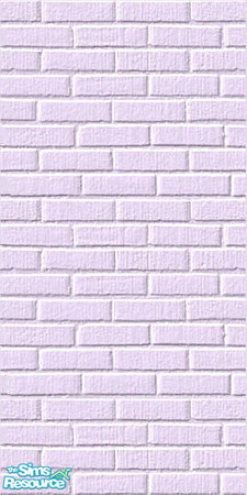 Sims 2 — Gentle Lavender Brick by singingwaters — by Singingwaters