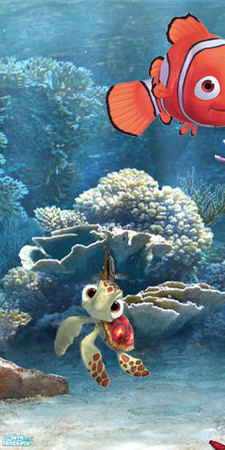 Sims 2 — Nemo wall set - Tile 3 by Cassina — 