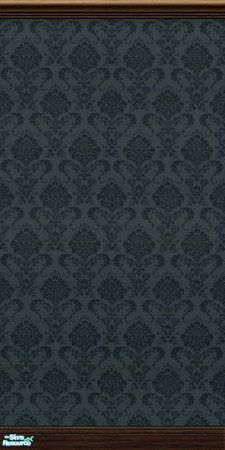 Sims 2 — Tonic Chic Wallpapers - Dark Colors - Turquoise by zvaella — 
