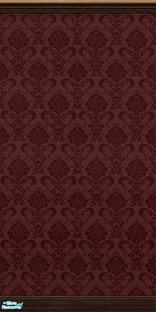 Sims 2 — Tonic Chic Wallpapers - Dark Colors - Wine by zvaella — 
