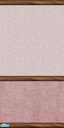 Sims 2 — Midland\'s Wall Collection 1 - Rose Sheetrock & Rose Weave Bottom by midland_04 — Rose textured sheetrock