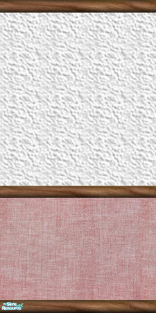 Sims 2 — Midland\'s Wall Collection 1 - Midlands White Tex Top Rose Bottom by midland_04 — White textured sheetrock top,