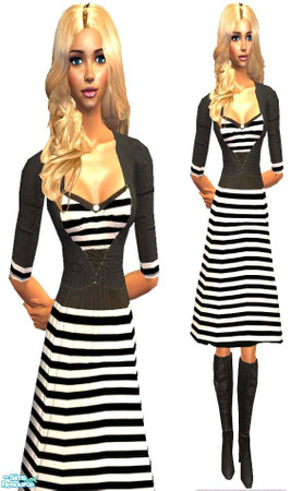Sims 2 — Clyne - Set 4 - Natalie - Ebony by Clyne_Fashions — This outfit was inspired by Natalie Basingweighte from Rogue