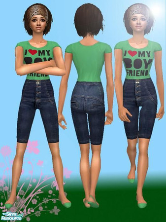 Sims 2 — Sim Fest - I Heart My Boyfriend by pretty_baby — 4 outfits. Lazy sunday afternoons or a music festival. NO mesh