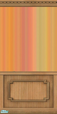 Sims 2 — Orange Appeal by Pinkett — Orange surrounded by wood.