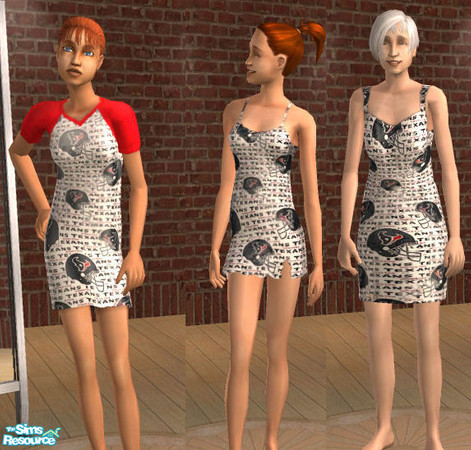 Sims 2 — Texans Female Pjs by Bayou_Babe —  