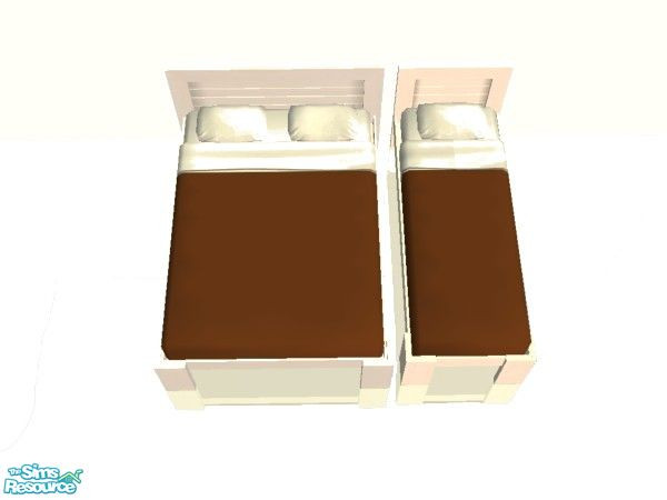 Sims 2 — Chocolate Bedding Set - Type 1 by simmaniac2005 — Made to match Studio K walls and floors. by Jo D Designs