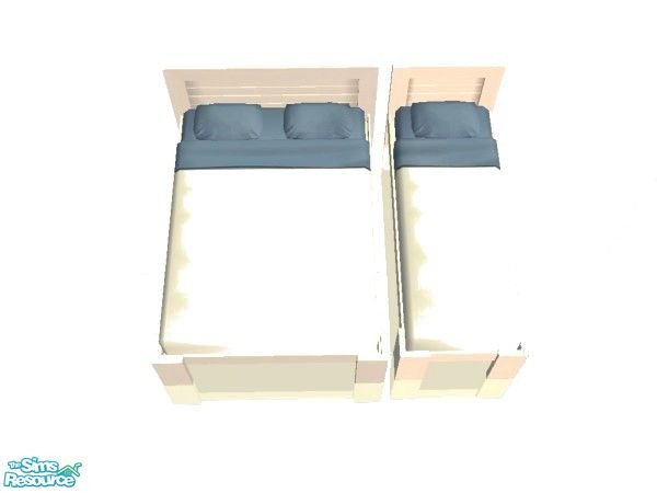 Sims 2 — Dark Cornflower Bedding Set - Type 2 by simmaniac2005 — Made to match Studio K walls and floors. by Jo D Designs