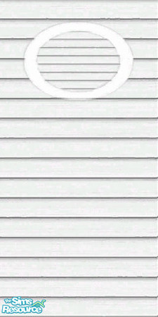 Sims 2 — White Vented Siding by TSR Archive — A New White Siding with Venting. ** TSRAA Member **