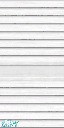 Sims 2 — White Siding with Middle Plinth by TSR Archive — A white siding with Middle Plinth. ** TSRAA Member **