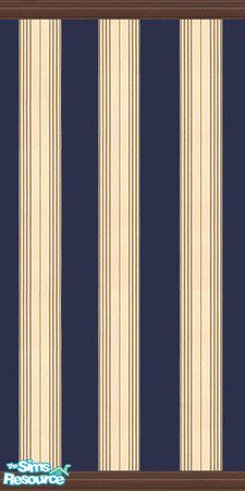 Sims 2 — Elegant Blue Stripe Set 2 by Girl-from-mars — 8 matching walls, which tile perfectly and one matching floor.