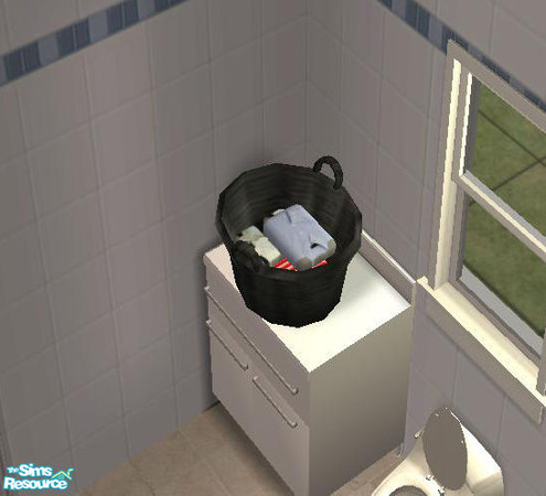 Sims 2 — laundry basket 07 by doreentautz — recolour of buntah's wonderful laundry basket