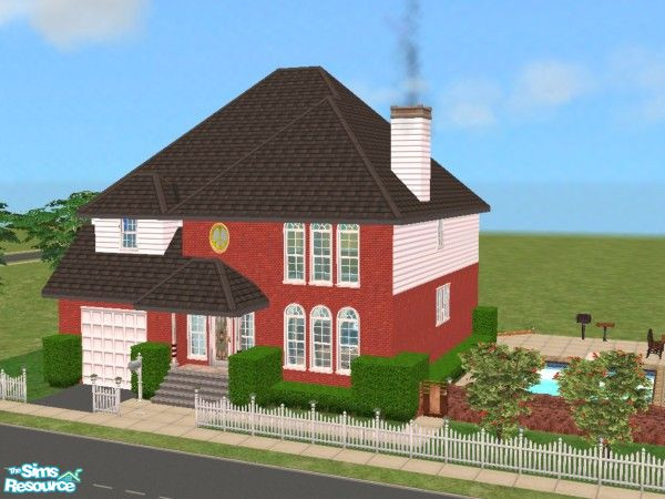 Sims 2 — Silver Lane 008 by DiabloII — Its a big familje home and it works wery well Its bilt from a plan but turn out a