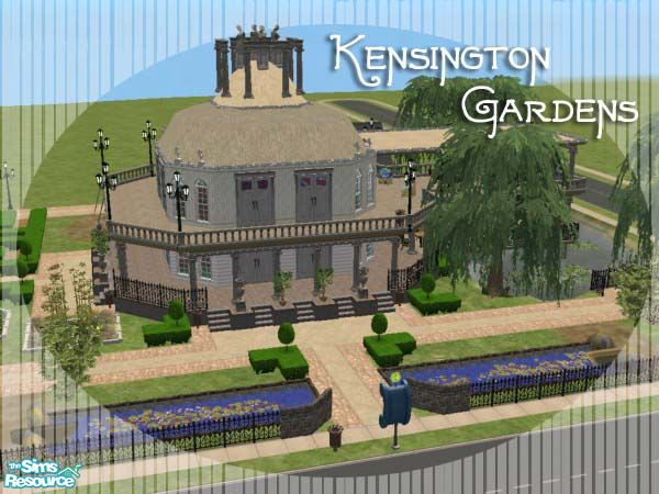 Sims 2 — Kensington Gardens by v00deux — Treat your sims to a walk backward in time, take them to this Victorian