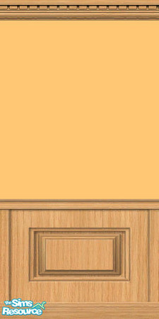 Sims 2 — orange-wood2 by Helenloki — Orange paint with light wood.