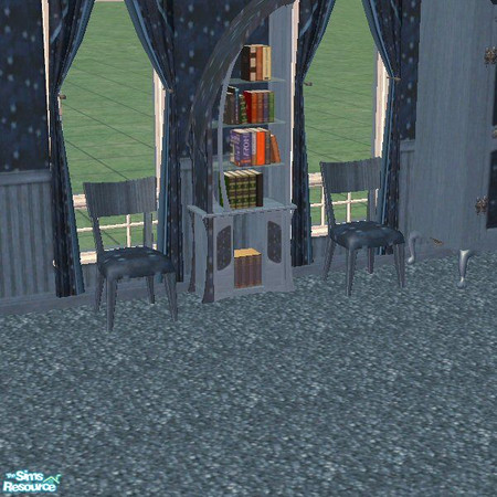 Sims 2 — Astral Blues Chair by auracyan —  * TSRAA Member Item * Soft enough to be comfortable, but hard enough to ensure