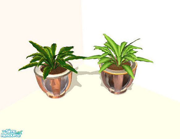 Sims 2 — dh-millenium-pottedfern by Dincer — This is the sims2 version of my pervious sims1 millenium set... your sims