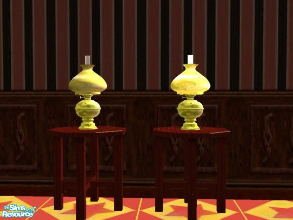 Sims 2 — Black Stove Matching Kitchen Gold Oil La by c_literati — Sorry, folks, this one's *not* TSRAA.
