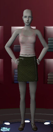 Sims 2 — Cream Pink Halter by Pinkett — nice cream pink halter for your lady sim