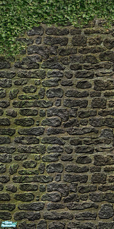 Sims 2 — Stone & Ivy Set 1 - Wall 1 by ~Monica~ — Enjoy ;)