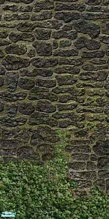 Sims 2 — Stone & Ivy Set 2 - Wall 2 by ~Monica~ — Enjoy ;)