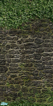 Sims 2 — Stone & Ivy Set 3 - Wall 3 by ~Monica~ — Enjoy ;)
