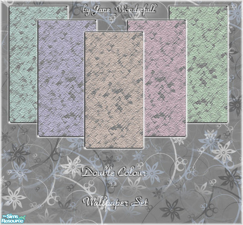 Sims 2 — Double Tone Wallpaper set by Jane_Wonderfull — Hi to all! I\'ve just come back on TSR!! This\'s my new wallpaper