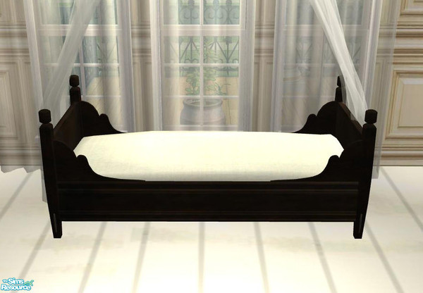 Sims 2 — PB Daybed blue - Daybed black - polster white by ShinoKCR — 