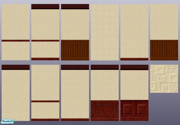 Sims 2 — Sandy Checkers Dark Trim Collection by DaDebbil — Multi Beige checks! By DaDebbil