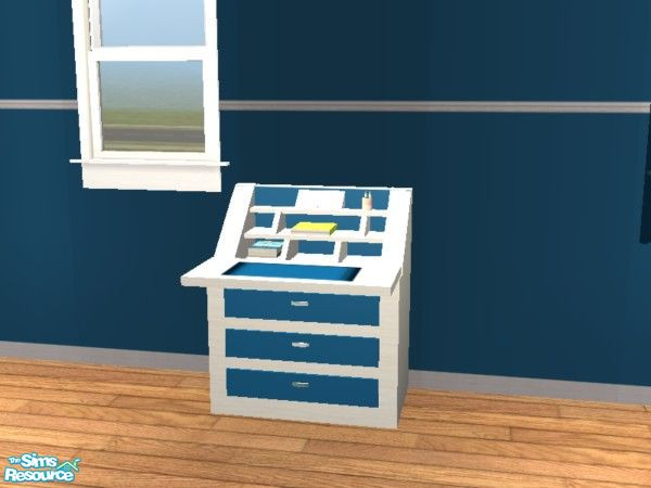 Sims 2 — Sea LivingRoom -Part 2 - Seadesk by qth11 — 