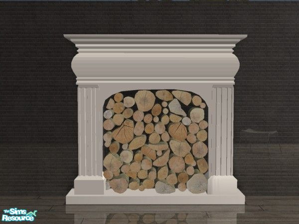 Sims 2 — Botja Living Fireplace by n-a-n-u — 
