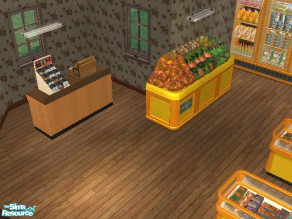 Sims 2 — Grocery by jointhenavy — A nice little local grocery shop, where you can buy some food for home after a hard