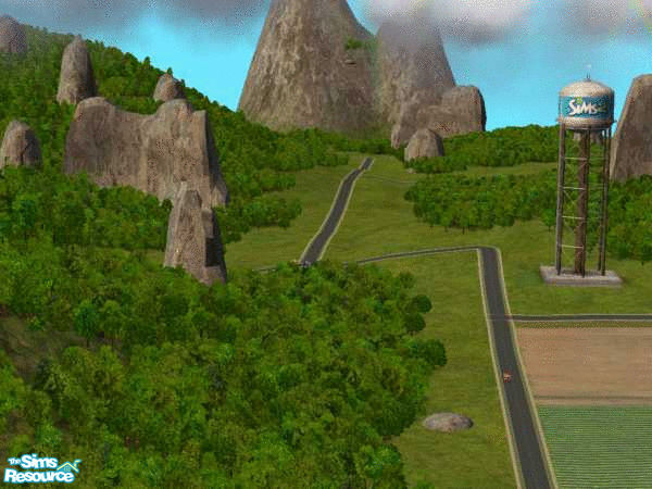 Sims 2 — Green Hills by nickszalinski — It isn\'t a terrain, it\'s a neighborhood!!!!!