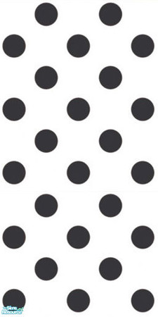 Sims 2 — Black & White (dotted_striped) Modern Collection - Black Dotted by ayyuff — Cost:2