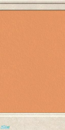 Sims 2 — Rainbow Wall Collection - Orange by Pernille93 — This is a part of the \"Rainbow Wall Collection\".